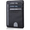 Teskyer Credit Card Case, ID Card Holder, Premium PU Leather,