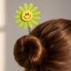 Set de 12 Pinzas para Cabello Flor con Resorte y