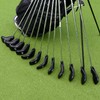 Left Handed Golfer 12pcs/Set Black Golf Iron Headcover Set Easy