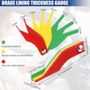 FANGXIN Car Tire Tread Depth Gauge Brake Pad Measuring Tool