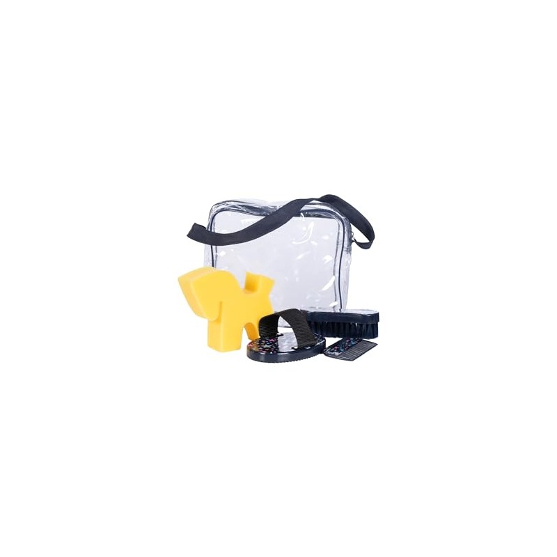 HKM Hobby Horsing Cleaning Set Navy One Size