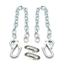 RIGID HITCH INCORPORATED Safety Chains with Safety Latches and 5/16 Inch Quick Links (SC2-K)
