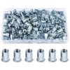 Pack of 100 Rivet Nuts M6, Jeboler Blind Rivet Nuts