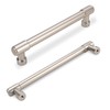 BUKOBYHE 10 Pack 5 Inch(128mm) Kitchen Cabinet Handles Brushed Satin