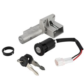 Motorcycle Ignition Key Switch Starter Key Set Aluminum with Key Cover Cap Holder for Surron Light Bee X/S Sur Ron X/S