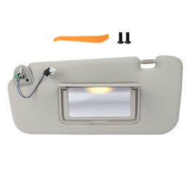 Left Driver Side Sun Visor Compatible with 2009-2014 Nissan Murano