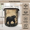 Forest Cabin Bear Laundry Basket - Heavy Duty 60L Dirty