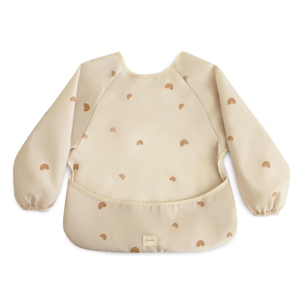 mushie Long Sleeve Baby Bib | Mess Free & Waterproof