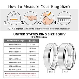 JEROOT JEROOT Titan Magnetischer Ringe, 8 MM Silber Magnetring Herren Damen, Therapeutischer Magnetische Rings Polierter Lifestyle-Ring Starker Magnet (3500 Gauss)