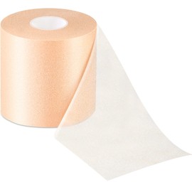 Nuanchu 30 Yards Pre-wrap Athletic Tape Foam Underwrap Tape Foam Underwrap Bandage for Hair Soccer, Sports Wrists Elbows Knees Ankles, 2.76 Inches(Beige)