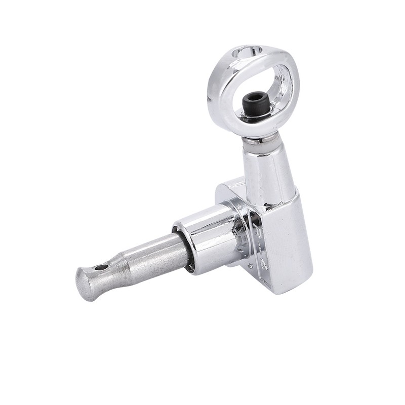 Hollow Handle Tuning Pegs Locking Machine Heads for Acoustic Electric Guitar (Silver