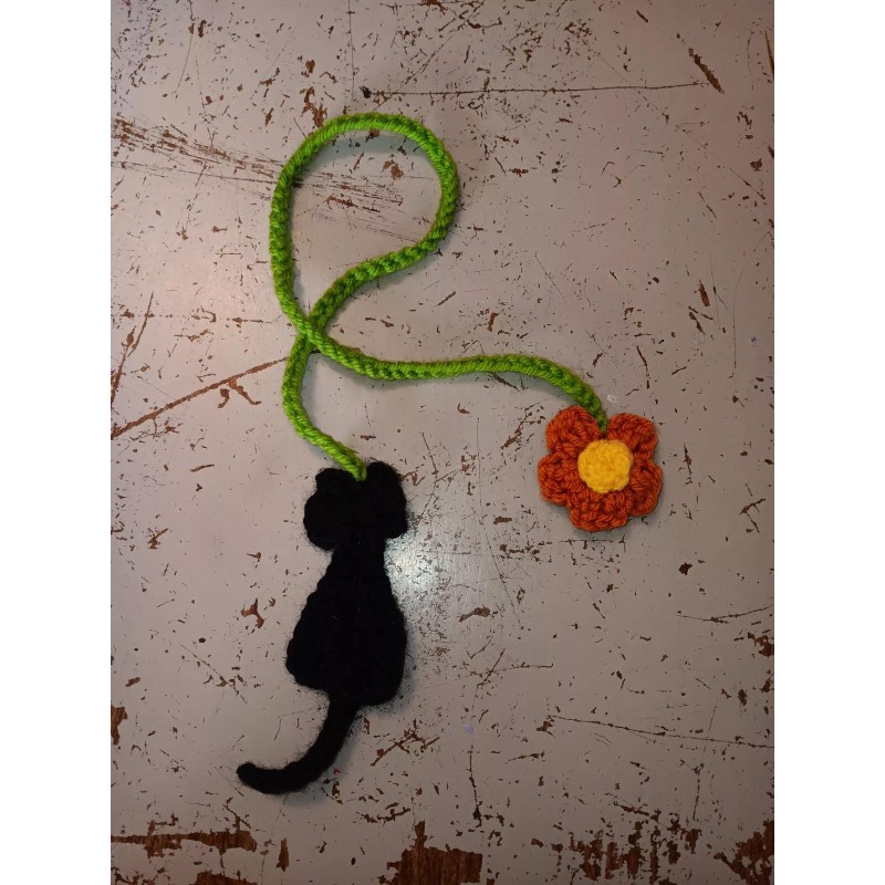 handcrafted Custom Cat Rearview Mirror Hanger, Cat Mirror Decoration, Hand