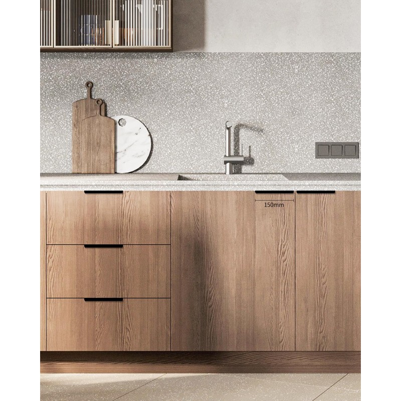 BaiNong 5 Pack Adhesive Cabinet pulls 6 inch Stick on