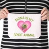 Funny Meme Gift Mona is My Spirit Animal Makeup Bag