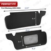 KBH Sun Visor Cover for Ford Mustang 1994-2004, Vinyl Leather