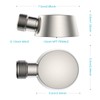 Lavatrum Wall Mounted Supply Elbow, Solid Brass Round Wall Supply