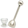 Praxia Egg Shell Cutter, Short Egg Shell Peeler, Egg Stand,