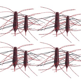 Eupheng Ned Rig Baits, Slow Sinking Senko Worms Soft Plastic Worm Stick Baits Wacky Worms with Multiple Tentacles for Bass Fishing