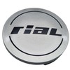 4 x Rial Hub Caps 64 mm Silver (N32) Logo