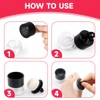 2Pcs 10 Gram Plastic Powder Case Face Powder Jar Container