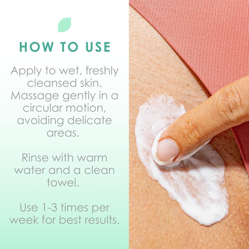 WildMint Intimate Scrub for down there| Ingrown Hairs, Razor Bumps,
