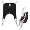 EZ Assistive Patient Lift Divided Leg Sling with Lower Back,