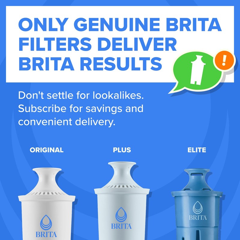 Brita Extra-Large 27-Cup Water Dispenser with BritaPlus Filter, WQA NSF/ANSI