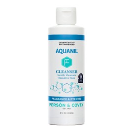 PERSON & COVEY Aquanil Skin Cleanser, Soapless Lipid-free Cleanser - 8 Fl Oz