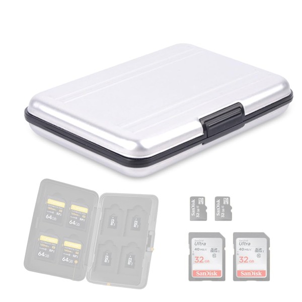 QOWUXHZ 1 x SD Card Case Memory Card Case Waterproof
