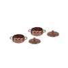 Rossi Rosa Copper Pots Set 2 Pieces, Multi-Colour, One Size