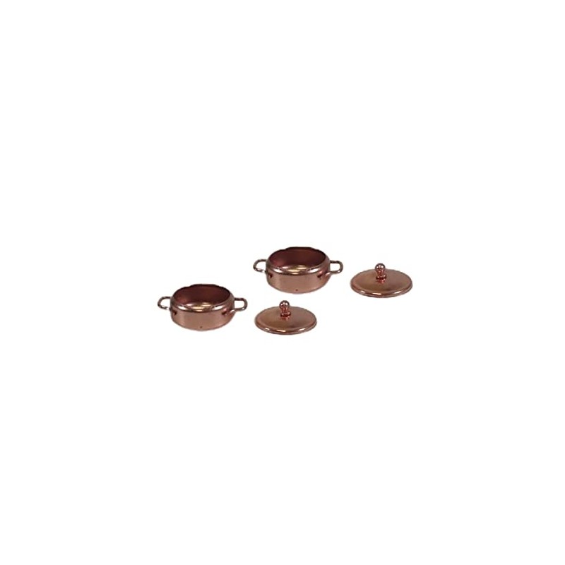 Rossi Rosa Copper Pots Set 2 Pieces, Multi-Colour, One Size