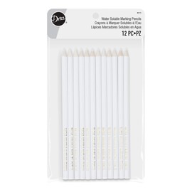 Dritz Pencils White Marking, 12 Pack (BLK173)