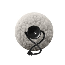 Arborea 45x9cm Gong Mallet for 24"-32" Gong Beige Soft Velvet Head Stainless Steel Handle Instrument Accessories for Meditation, Sound Healing Therapy and Yoga（Medium)