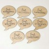 Baby's First Holiday Wood Word Bubble Photo Props