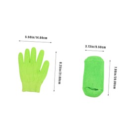 Healeved Moisturizing Foot Socks Gloves Set Hand and Foot Care Kit for Soft Comfortable Reusable