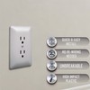 TayMac MW2000W Masque 2000 Series 1-Gang Nonmetallic Decorator Style Duplex