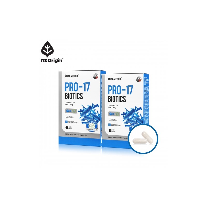 NZ Origin Pro-17 Biotics 30 Capsules / 엔젯오리진 프로-17 바이오틱스