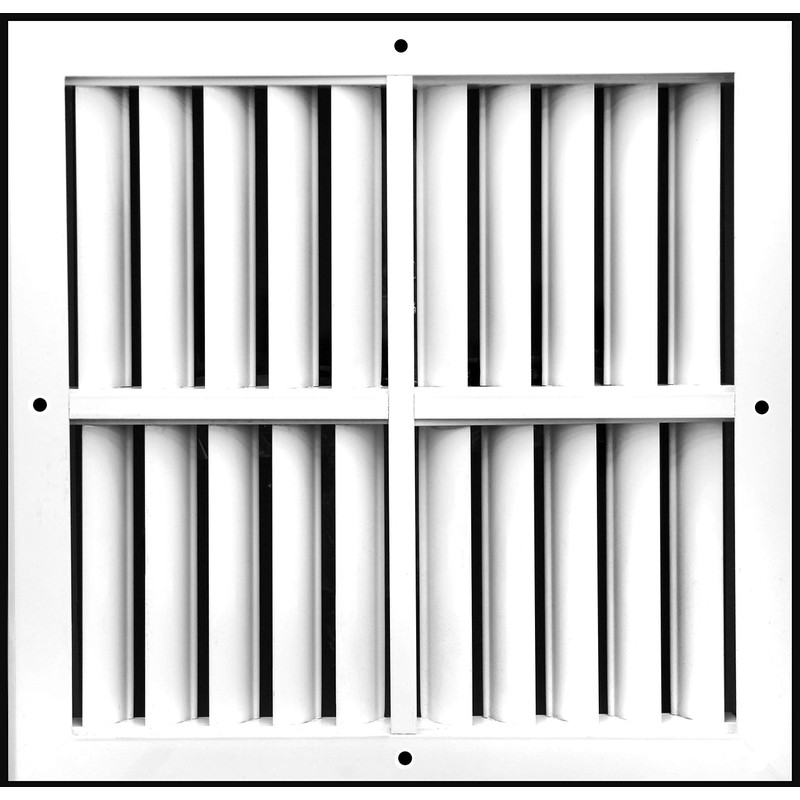 HVAC Premium 12'' w X 12'' h Extruded Aluminum Adjustable