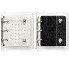 2 Pack Pin Display Binder, Clear PVC Pin Storage Book