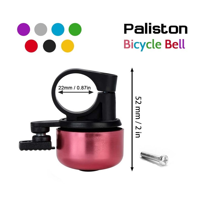 Paliston Timbre de Bicicleta Aluminio Campana de Bicicleta para Niñas