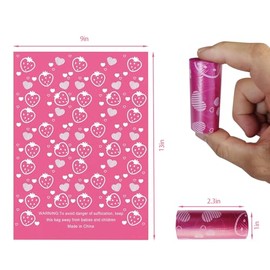 Bolsas para desechar compresas higiénicas, bolsas para desechar productos de higiene femenina, bolsas para desechar tampones, protectores y toallas sanitarias, 300 unidades