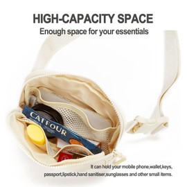 Belt Bag Fanny Pack Crossbody Bags with Initial Letter,Fashion Waist Fanny Pack Small Belt Bag for Girls Cute Stuff Birthday Gifts