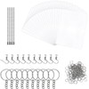 145 PCS Heat Shrink Plastic Sheets Kit,Shrinky Dink Sheets,Shrink Paper