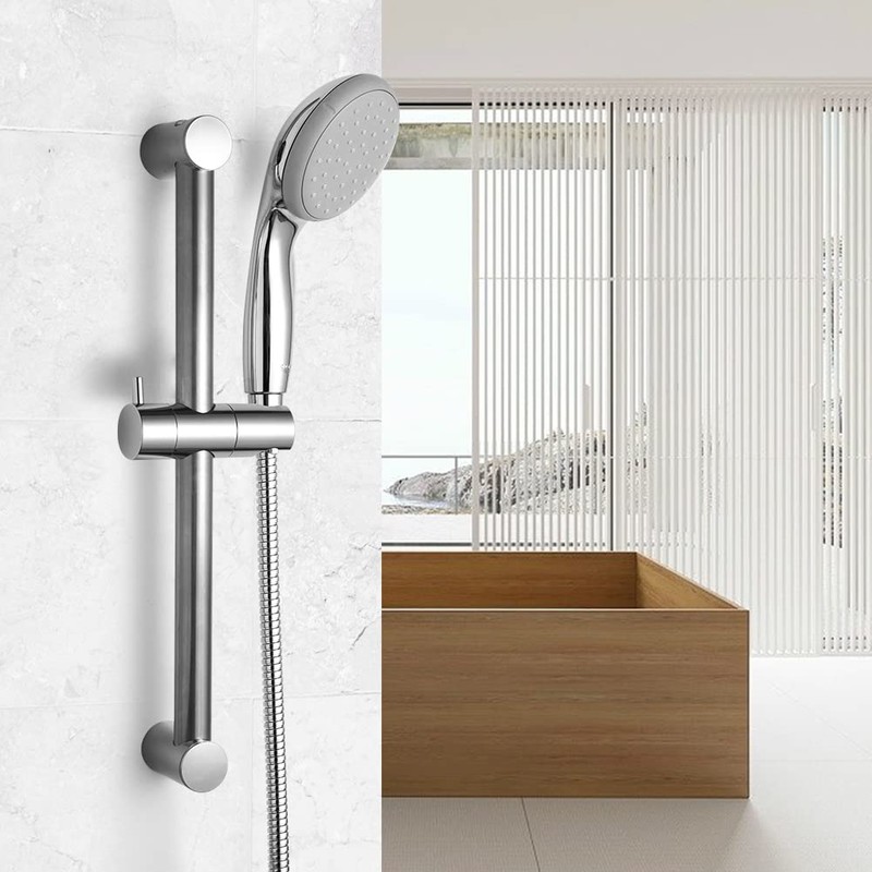 OFFO Shower Slide Bar 18 in Adjustable Installation Distance 12-17