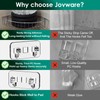 Jovware Shower Caddy Adhesive Replacement Stickers, Shower Organizer Adhesive Replacement