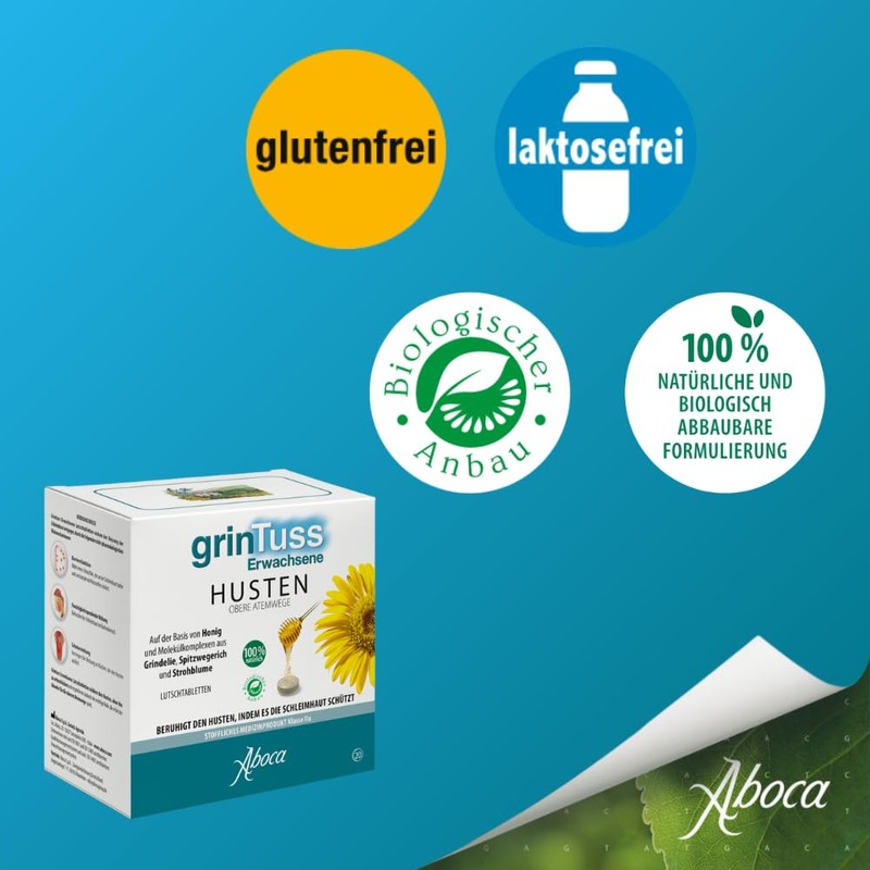 GrinTuss Adult Cough Lozenges: Relieve Upper Respiratory Cough and Protect