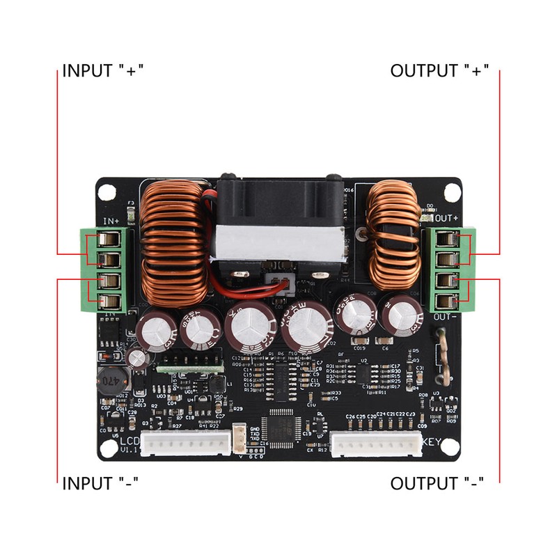 Digital DC Adjustable Buck boost Constant Power Supply Module 0-5.000A