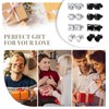 8 Pairs of Men's Earrings, Stainless Steel Boys Stud Earrings,