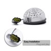 njssjd Defender LED Tail Light - 2pcs 73mm Clear Lens