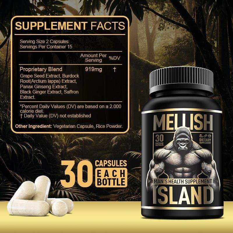 Mellish lsland Supplements Nitric Oxide Booster -support healthy blood circulation